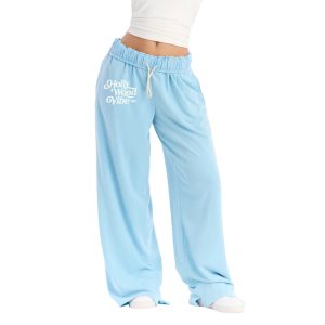 HVibe Blue Foldover Sewatpants